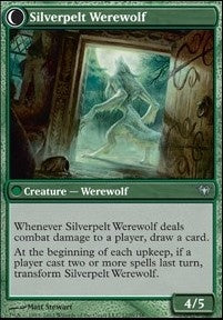 Lambholt Elder // Silverpelt Werewolf [Dark Ascension] [Foil]