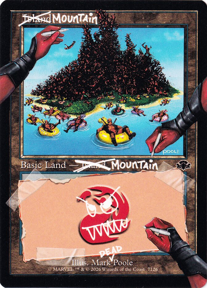 Mountain (7126) [Secret Lair Drop Series] [Foil]