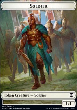 Kithkin Soldier // Pegasus Double-Sided Token [Kaldheim Commander Tokens]