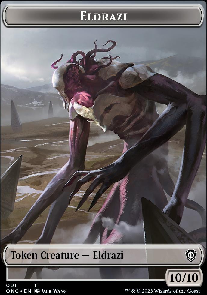 Soldier (017) // Eldrazi Double-Sided Token [Phyrexia: All Will Be One Commander Tokens]