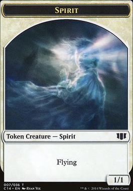 Soldier // Spirit Double-Sided Token [Commander 2014 Tokens]