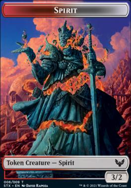 Inkling // Spirit Double-Sided Token [Strixhaven: School of Mages Tokens]
