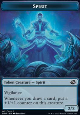 Powerstone // Spirit Double-Sided Token [The Brothers' War Tokens]