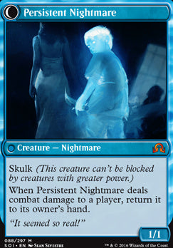 Startled Awake // Persistent Nightmare [Shadows over Innistrad Prerelease Promos]