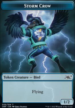 Cat // Storm Crow Double-Sided Token [Unfinity Tokens]