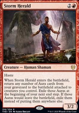 Storm Herald (Promo Pack) [Theros Beyond Death Promos] [Foil]