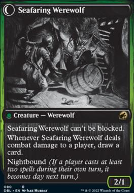Suspicious Stowaway // Seafaring Werewolf [Innistrad: Double Feature] [Foil]