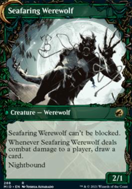 Suspicious Stowaway // Seafaring Werewolf (Showcase Equinox) [Innistrad: Midnight Hunt] [Foil]