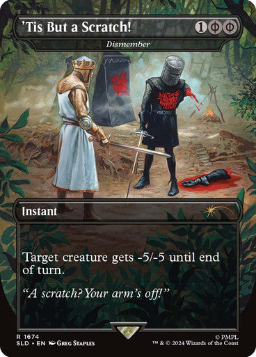Tis But a Scratch! - Dismember [Secret Lair Drop Series] [Foil]
