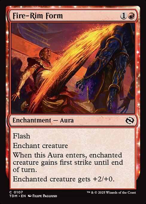 Fire-Rim Form [Tarkir: Dragonstorm] [Foil]