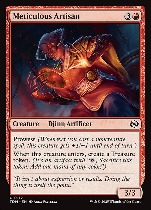 Meticulous Artisan [Tarkir: Dragonstorm] [Foil]