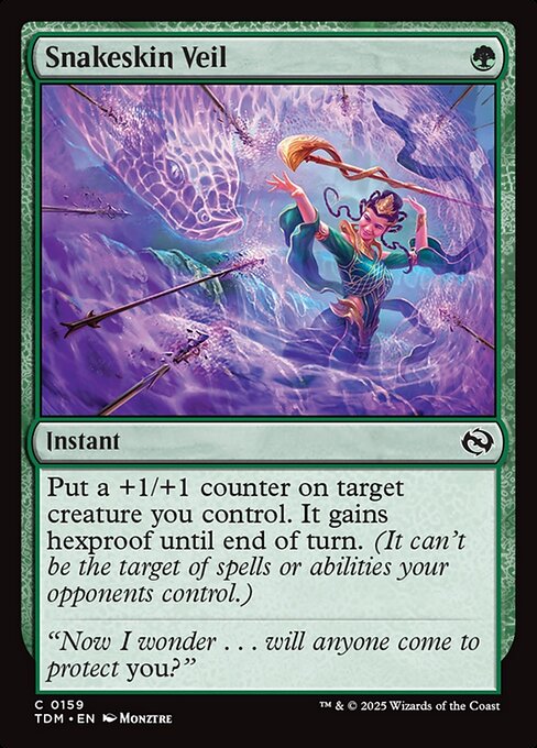 Snakeskin Veil [Tarkir: Dragonstorm] [Foil]