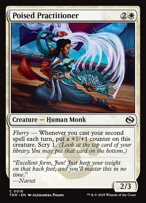 Poised Practitioner [Tarkir: Dragonstorm] [Foil]