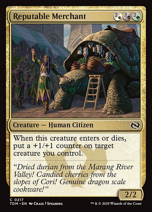 Reputable Merchant [Tarkir: Dragonstorm] [Foil]