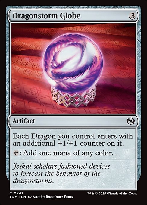 Dragonstorm Globe [Tarkir: Dragonstorm] [Foil]