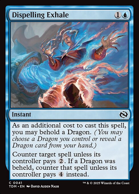 Dispelling Exhale [Tarkir: Dragonstorm] [Foil]