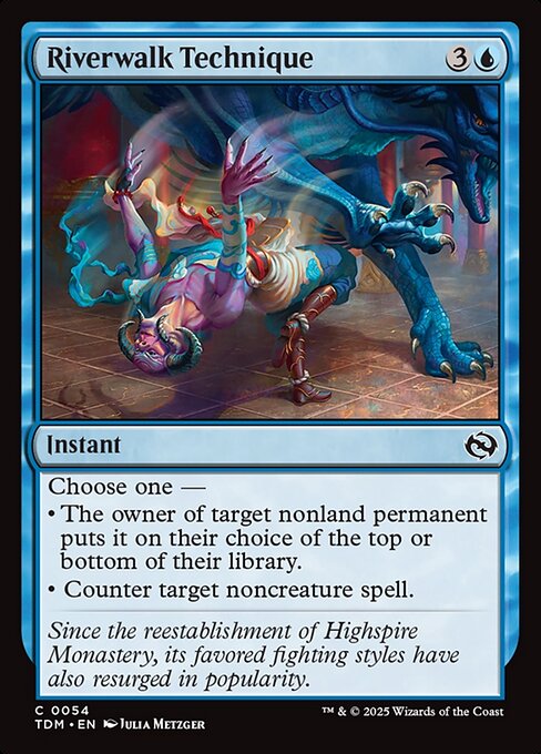 Riverwalk Technique [Tarkir: Dragonstorm] [Foil]