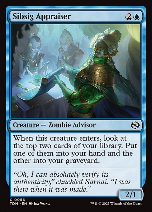 Sibsig Appraiser [Tarkir: Dragonstorm] [Foil]