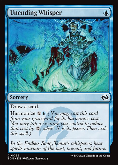 Unending Whisper [Tarkir: Dragonstorm] [Foil]