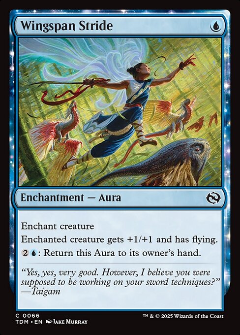 Wingspan Stride [Tarkir: Dragonstorm] [Foil]