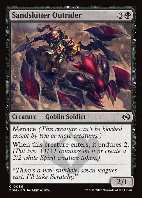 Sandskitter Outrider [Tarkir: Dragonstorm] [Foil]