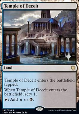Temple of Deceit (Promo Pack) [Theros Beyond Death Promos] [Foil]