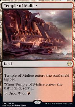 Temple of Malice (Promo Pack) [Theros Beyond Death Promos] [Foil]