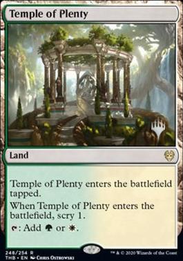 Temple of Plenty (Promo Pack) [Theros Beyond Death Promos] [Foil]