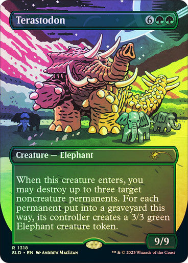 Terastodon (Rainbow Foil) [Secret Lair Drop Series]