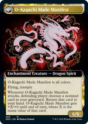 The Kami War // O-Kagachi Made Manifest (Extended Art) [Kamigawa: Neon Dynasty] [Foil]