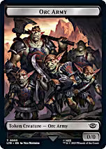 Food (10) // Orc Army (05) Double-Sided Token [The Lord of the Rings: Tales of Middle-Earth Tokens] [Foil]