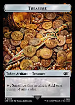 Food (09) // Treasure Double-Sided Token [The Lord of the Rings: Tales of Middle-Earth Tokens]