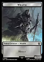 Goblin // Wraith Double-Sided Token [The Lord of the Rings: Tales of Middle-Earth Commander Tokens]