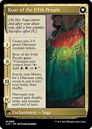 Huatli, Poet of Unity // Roar of the Fifth People [The Lost Caverns of Ixalan] [Foil]