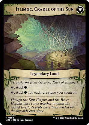 Growing Rites of Itlimoc // Itlimoc, Cradle of the Sun (Extended Art) [The Lost Caverns of Ixalan] [Foil]