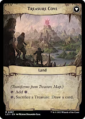 Treasure Map // Treasure Cove (Extended Art) [The Lost Caverns of Ixalan] [Foil]