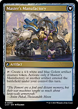 Master's Guide-Mural // Master's Manufactory [The Lost Caverns of Ixalan] [Foil]