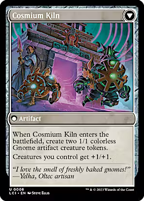 Clay-Fired Bricks // Cosmium Kiln [The Lost Caverns of Ixalan] [Foil]