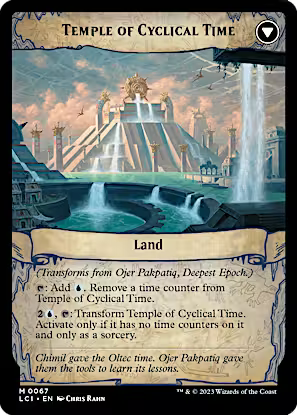 Ojer Pakpatiq, Deepest Epoch // Temple of Cyclical Time [The Lost Caverns of Ixalan Prerelease Cards]