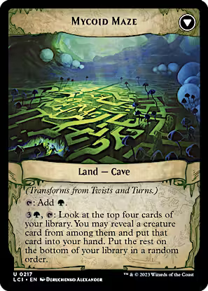 Twists and Turns // Mycoid Maze [The Lost Caverns of Ixalan] [Foil]