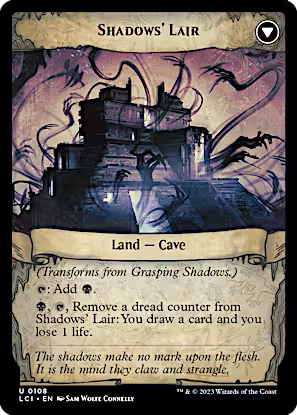 Grasping Shadows [The Lost Caverns of Ixalan] [Foil]