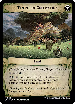 Ojer Kaslem, Deepest Growth // Temple of Cultivation [The Lost Caverns of Ixalan] [Foil]