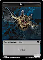 Vampire // Bat Double-Sided Token [The Lost Caverns of Ixalan Tokens] [Foil]