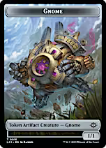 Map // Gnome Soldier Double-Sided Token [The Lost Caverns of Ixalan Tokens]