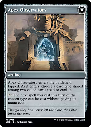 Eye of Ojer Taq // Apex Observatory [The Lost Caverns of Ixalan Commander] [Foil]