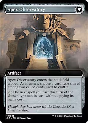 Eye of Ojer Taq // Apex Observatory (Extended Art) [The Lost Caverns of Ixalan Commander] [Foil]