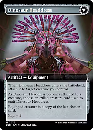 Paleontologist's Pick-Axe (Extended Art) [The Lost Caverns of Ixalan Commander] [Foil]