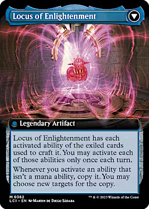 The Enigma Jewel // Locus of Enlightenment (Extended Art) [The Lost Caverns of Ixalan] [Foil]