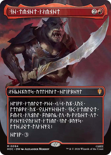 The Reaver Cleaver (Borderless) (Dwarvish) [The Hobbit: Eternal-Legal] [Foil]