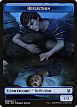 Human Soldier // Reflection Double-Sided Token [Theros Beyond Death Tokens]